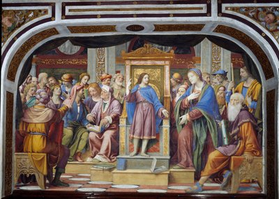 Het Geschil in de Tempel, of Christus Onder de Doktoren, 1525 door Bernardino Luini